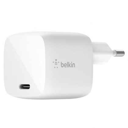 Сетевое зарядное устройство Belkin 30Вт USB-C PD WCH001vfWH (White)