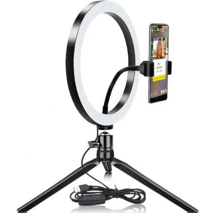 Штатив для телефона со светодиодным кольцом Jmary F532A