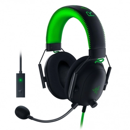 Razer Blackshark V2 Special Edition + USB Sound Card Black kompyuter quloqchini