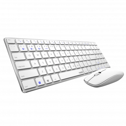 Rapoo 9300M White USB klaviatura va sichqoncha to‘plami - rasm №1 Rapoo 9300M White USB klaviatura va sichqoncha to‘plami