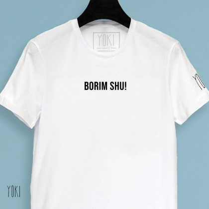 Футболка YOKI "Borim Shu" White