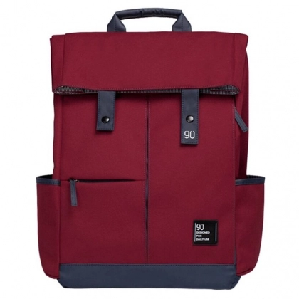 Рюкзак влагозащищенный Xiaomi 90 Points Vibrant College Casual Backpack (Red)