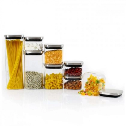 Стеклянный контейнер для хранения 8PCS Life smile GP7