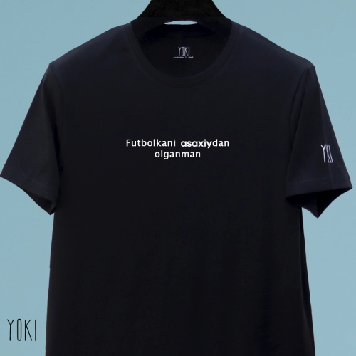 "Futbolkani asaxiydan olganman" Black futbolkasi