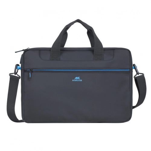 Rivacase 8057 16" qora noutbuk sumkasi