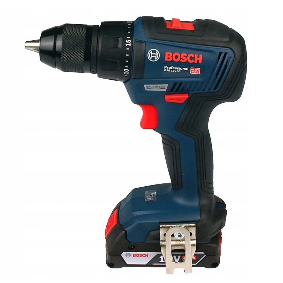 Аккумуляторная дрель-шуруповерт BOSCH GSR 18V-50