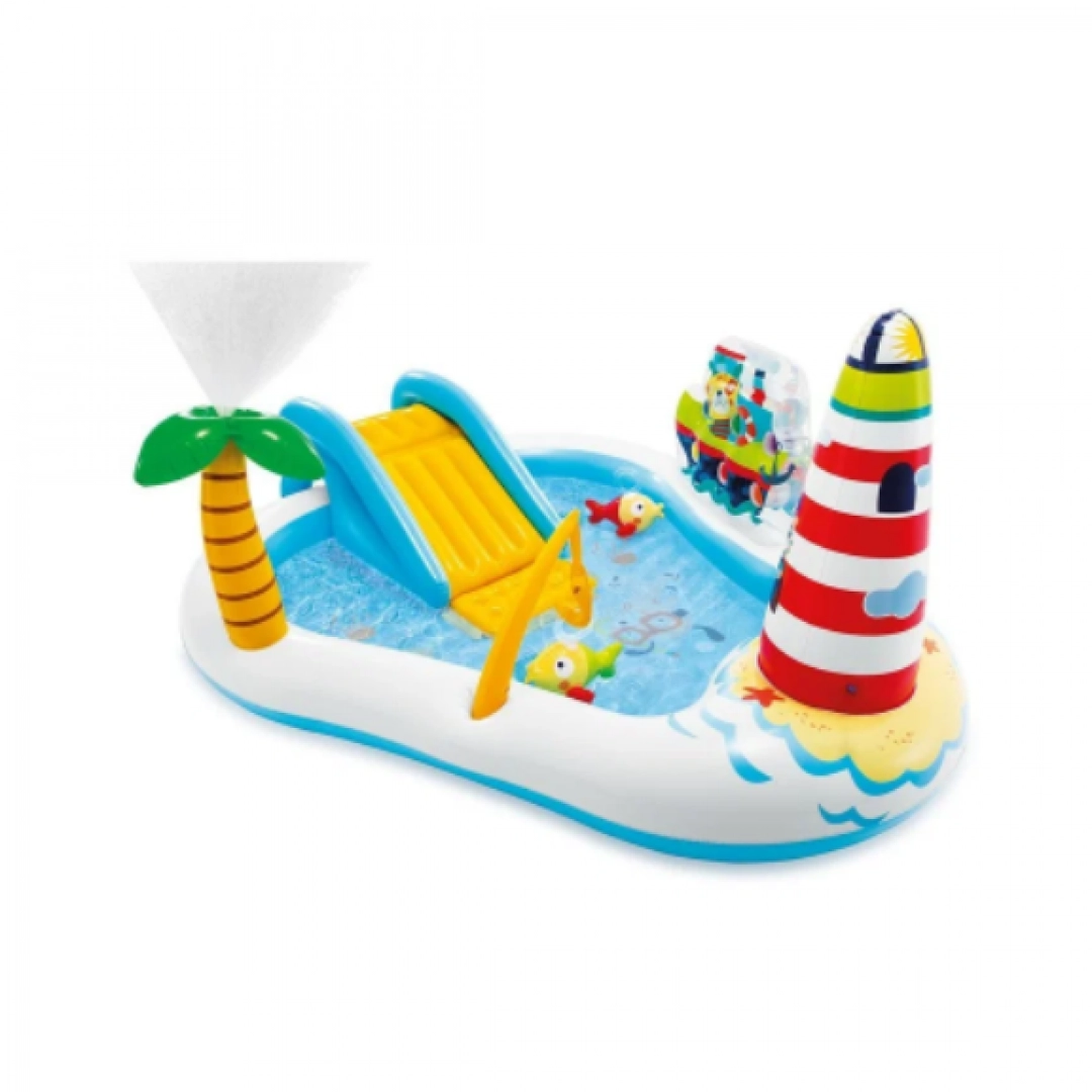 «Qiziqarli baliq ovi» Intex 57162 shishiriladigan o‘yin markazi