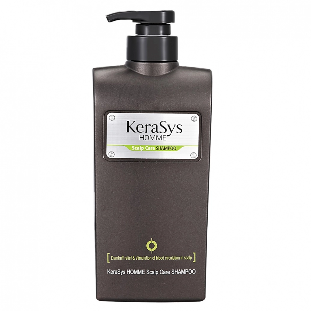 Kerasys Homme Scalp Care (sezgir teri uchun) 550 ml shampuni