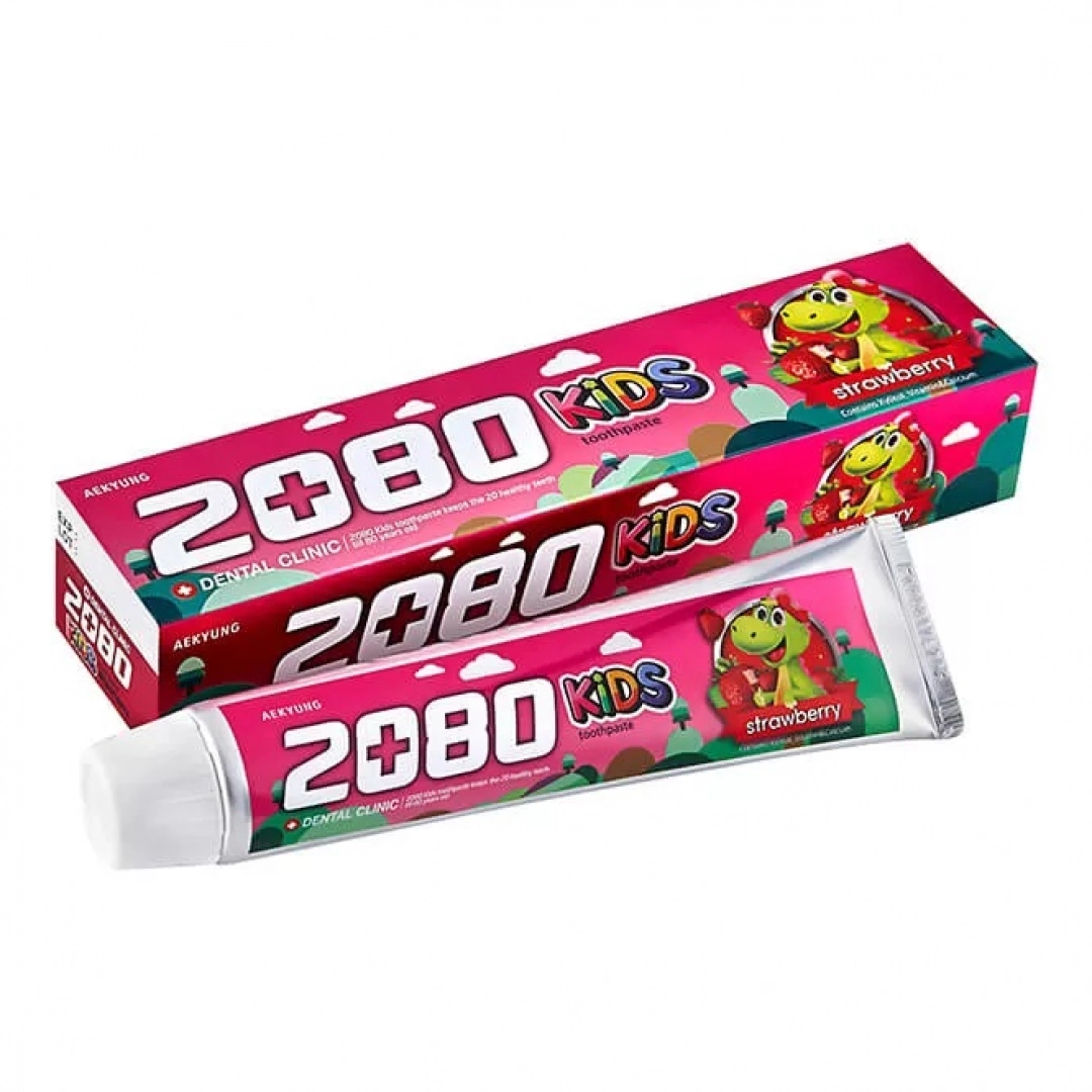 Dental Clinic 2080 KIDS Toothpaste 80 gr (Qulupnay) bolalar tish pastasi