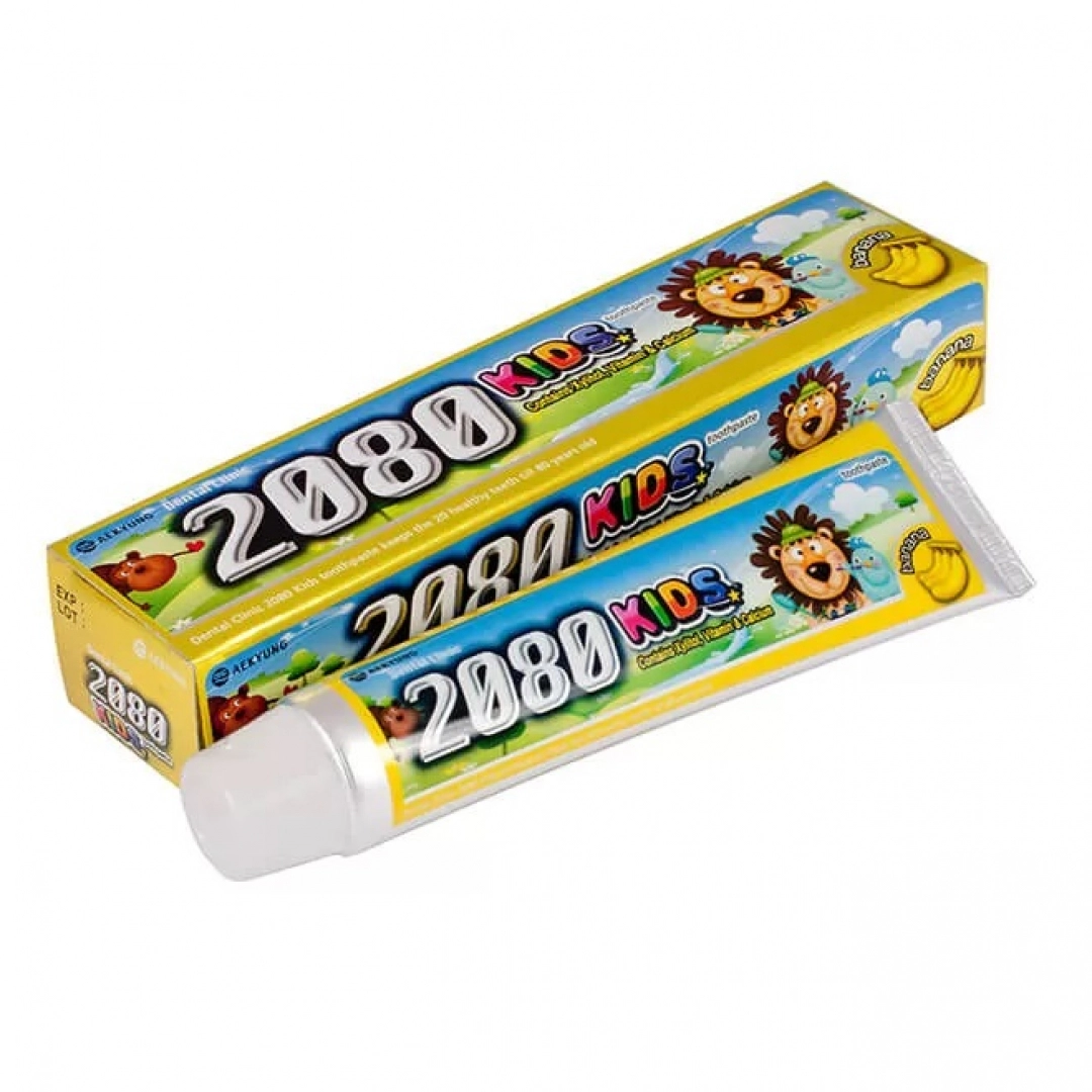 Dental Clinic 2080 KIDS Toothpaste 80 gr (Banan) bolalar tish pastasi