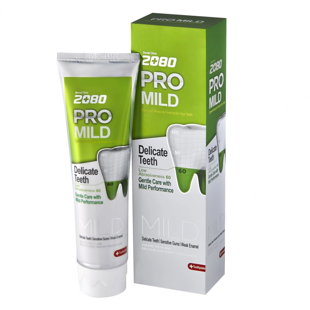Dental Clinic 2080 Pro Mild Delicate Teeth 125 gr (sezgir tishlar uchun) tish pastasi