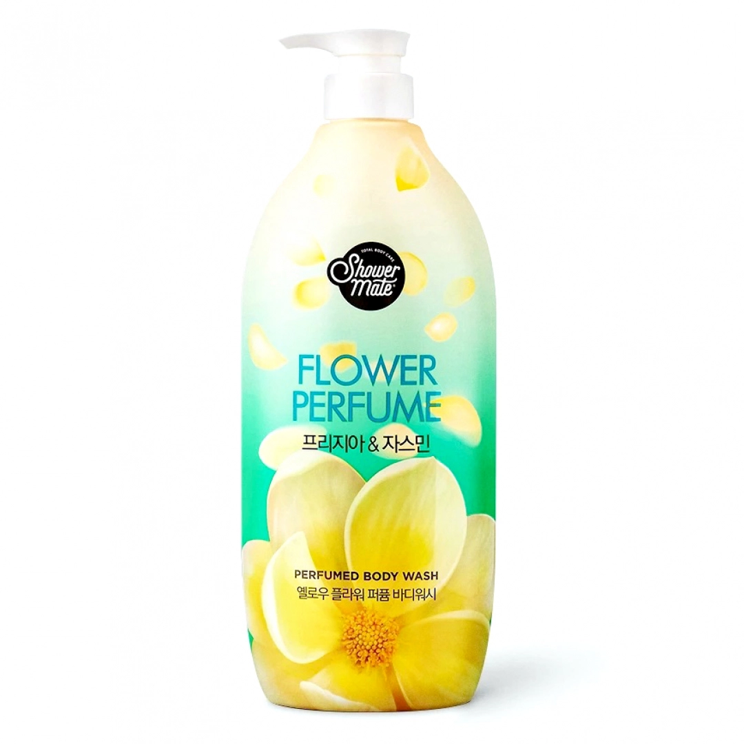 Гель для душа Жасмин Shower Mate Flower Perfume Yellow 900g