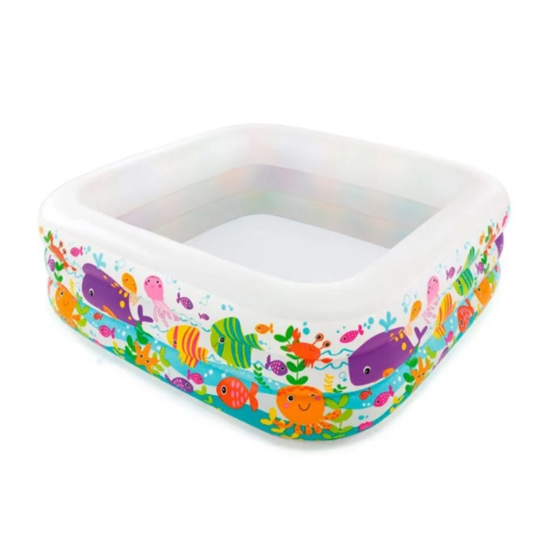 Детский надувной бассейн Intex «Аквариум» 159X159X50cm 57471
