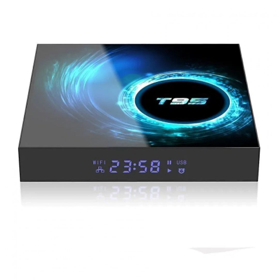 T95 Android 10 4/32 GB uchun Smart TV qutisi