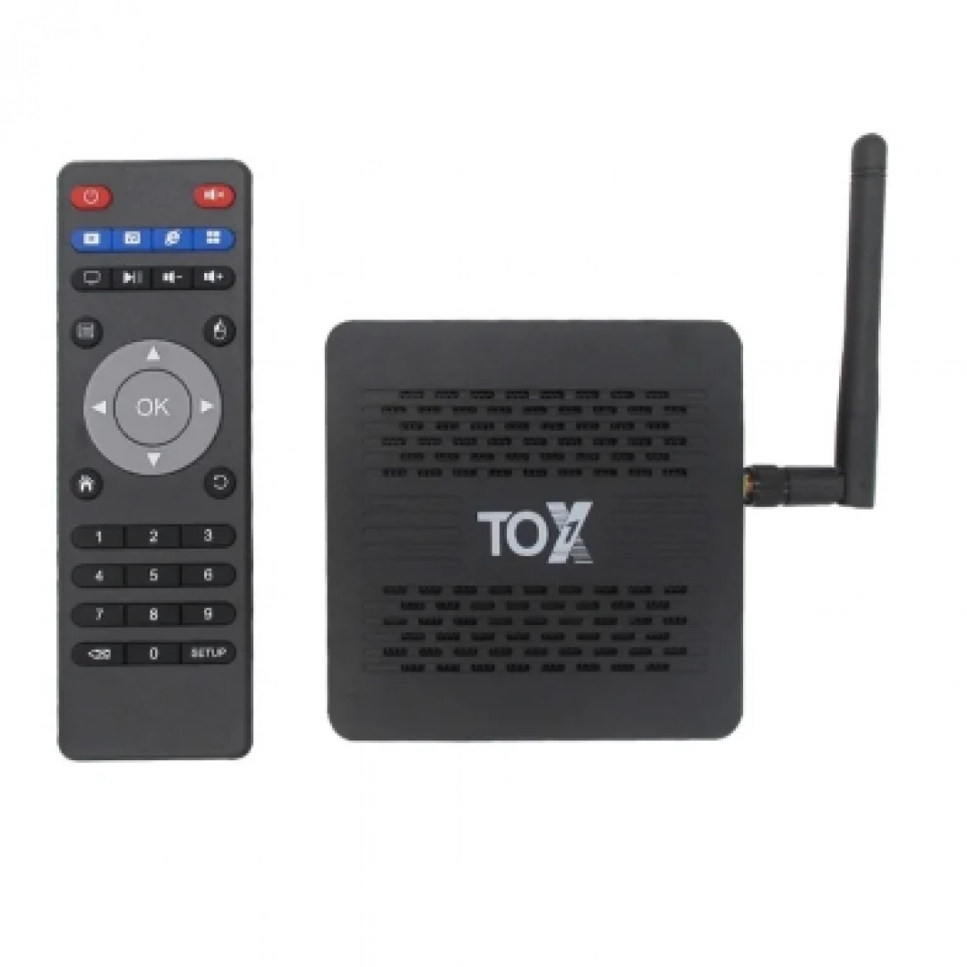 Смарт ТВ-приставка TOX1 Amlogic S905x3 4/32Гб