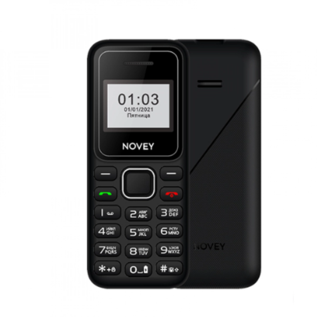 Novey 103 Matt qora rangli mobil telefoni