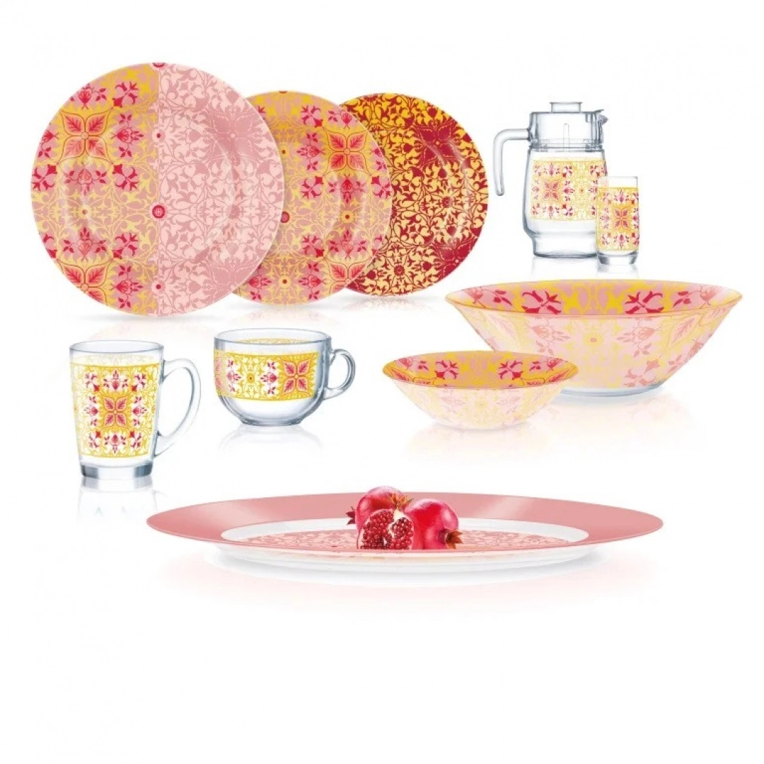 Luminarc ALONDRA ROSE 46 ta mahsulot Stol servisi