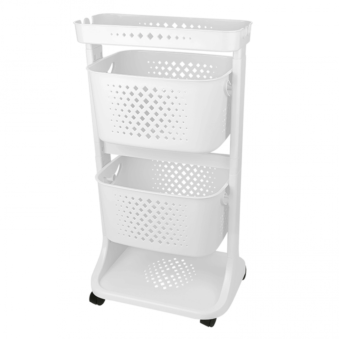 Стеллаж для вещей Kat Kat Basket Organizer No:1 White