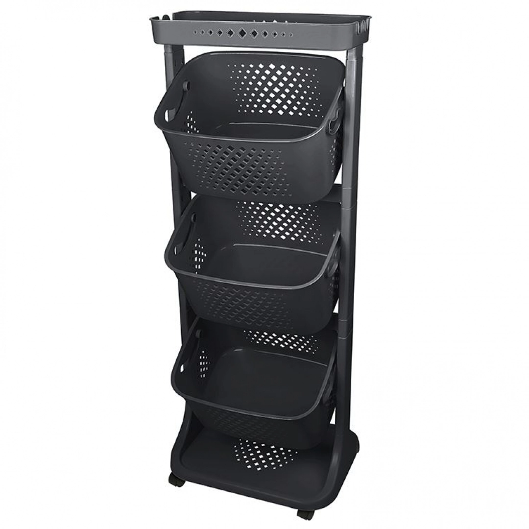 Стеллаж для вещей  Kat Kat Basket Organizer No:3 Anthracite