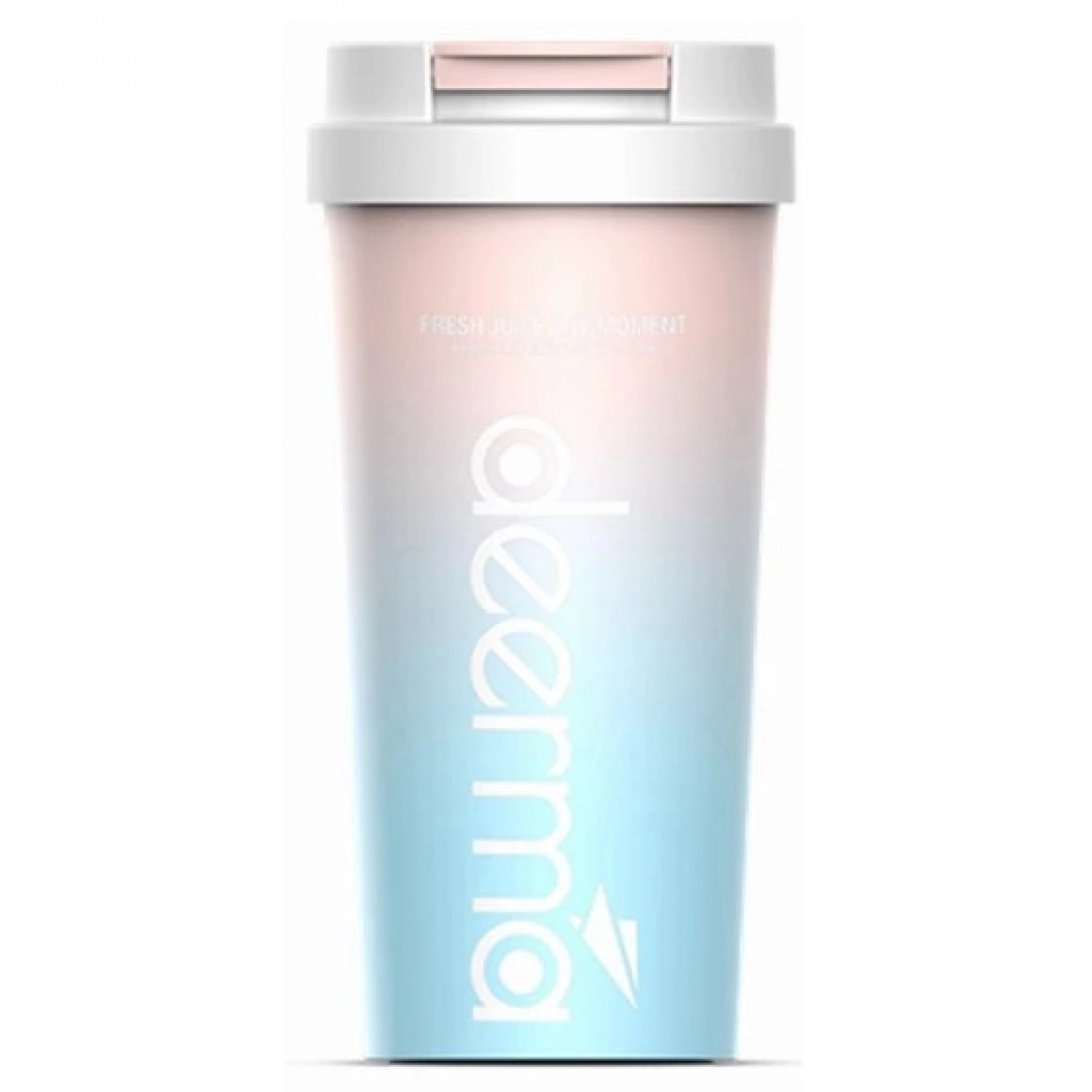 Фитнес-блендер Xiaomi Deerma Insulation Juice Cup Розовый Синий
