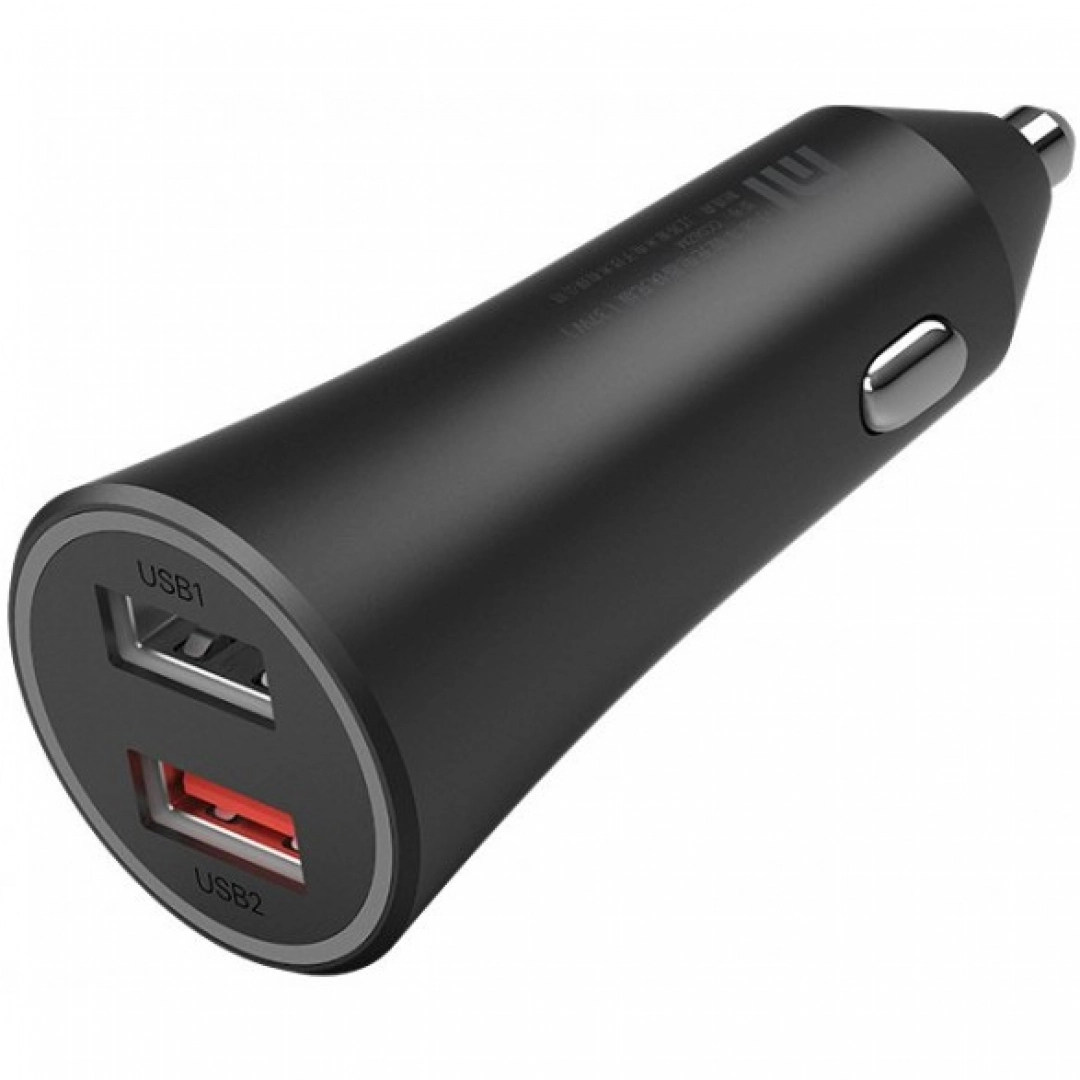 Xiaomi Mi Car Charger 37W qorarangli Avtomobil zaryadlovchisi