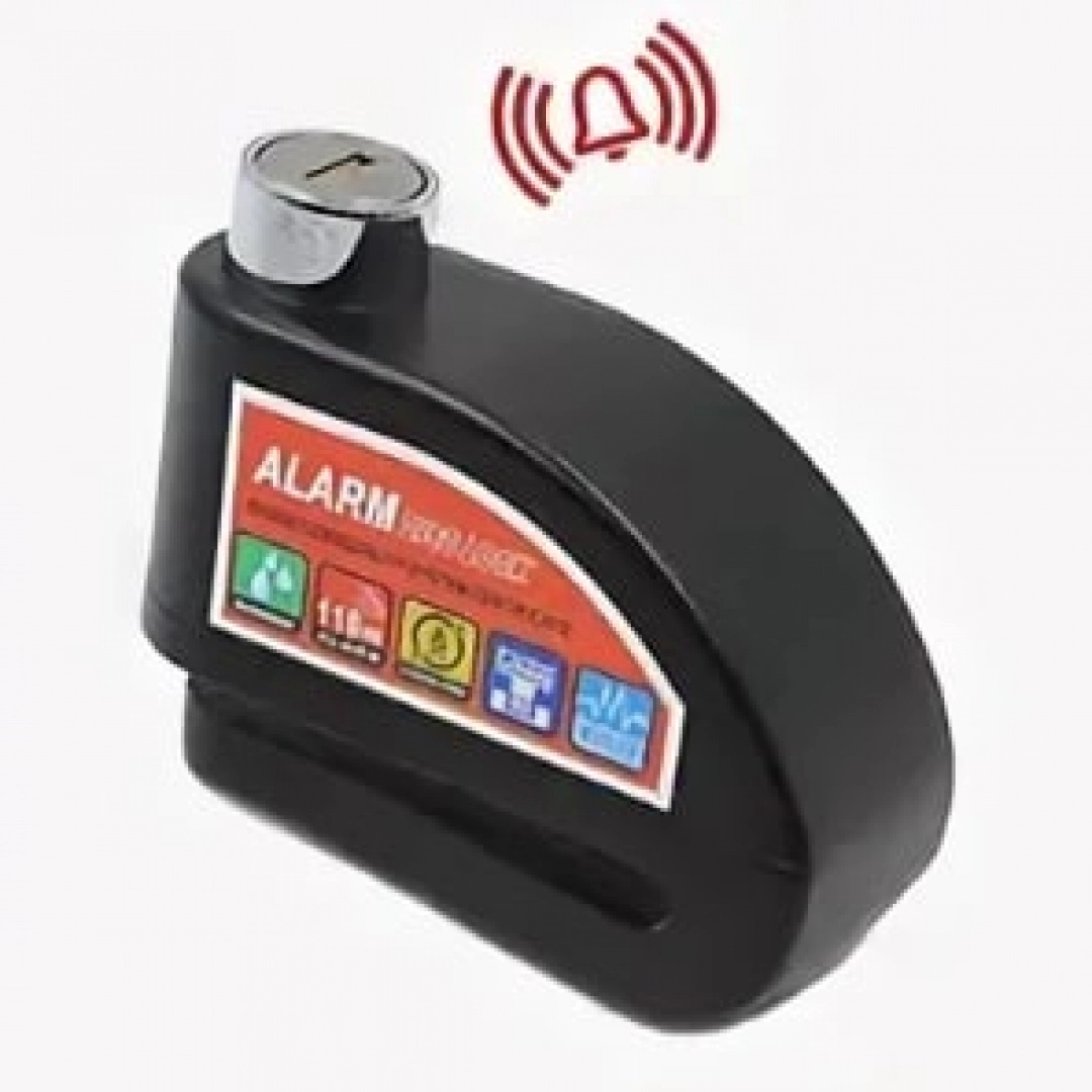 Disk tormozi uchun o'g'irlikka qarshi qulf (oq)