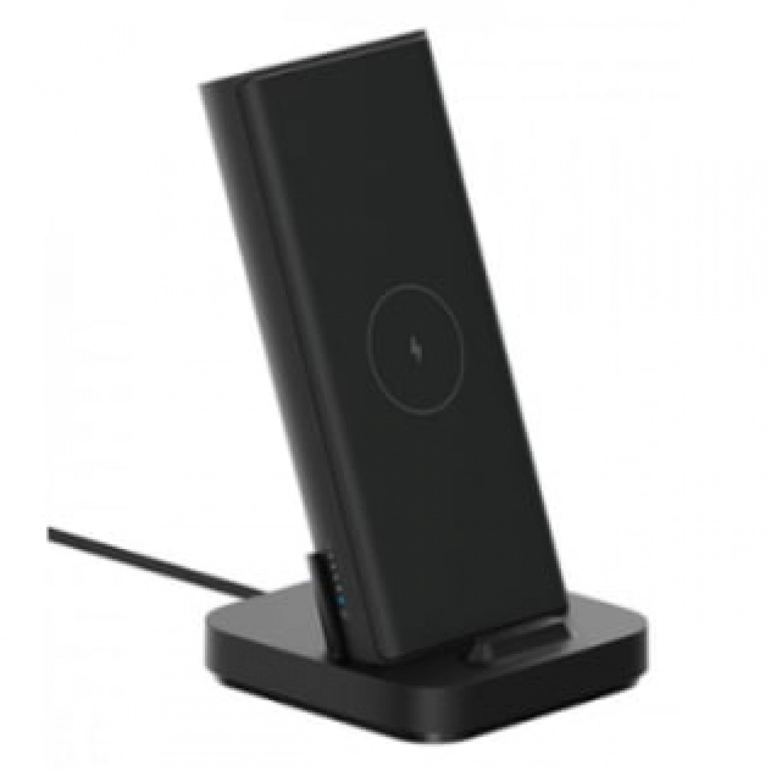Внешний аккумулятор 2в1 с подставкой для беспроводной зарядки Xiaomi Wireless Power Bank & Dock 2in1 30W 10000mah Black (WPB25ZM, Черный)