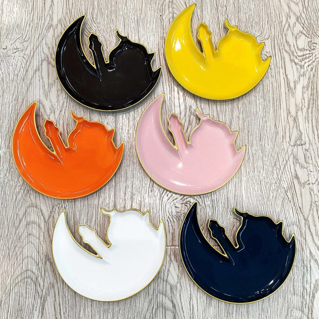 «Eid Mubarak» Oy, 21 sm (chinni) idishi