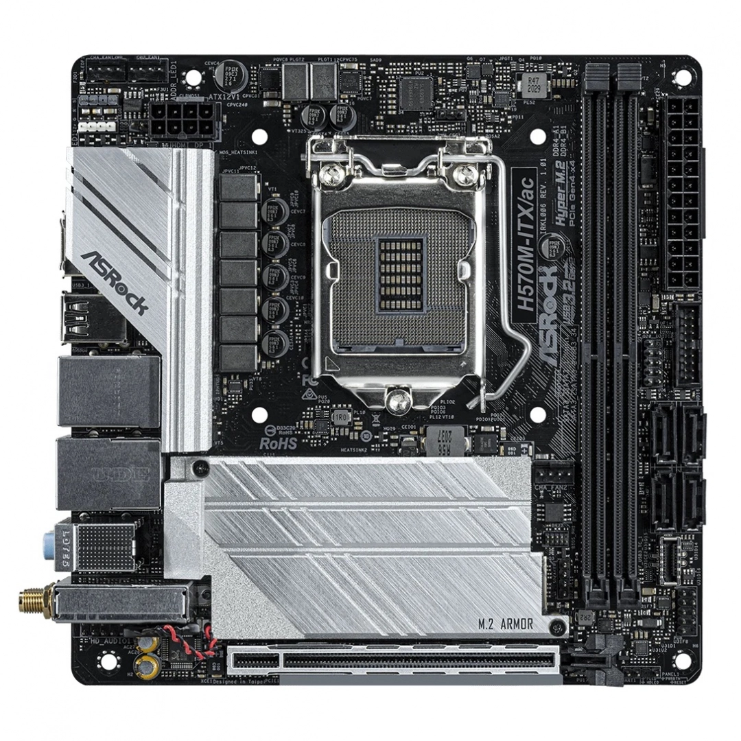 ASRock H570M-ITX/ac anakart - rasm №1 ASRock H570M-ITX/ac anakart