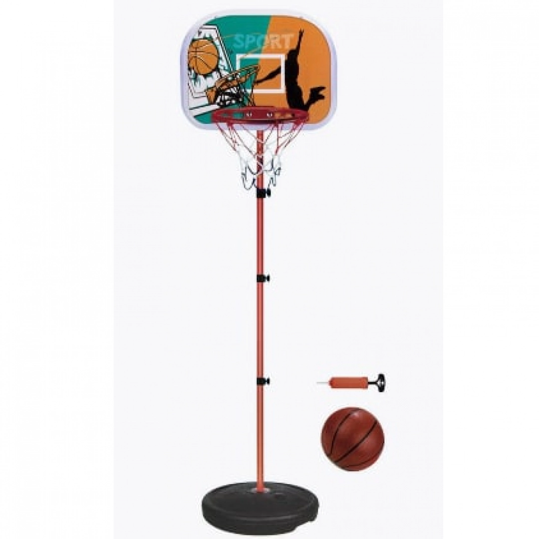 Набор для игры в баскетбол: щит с корзиной на стойке A552
