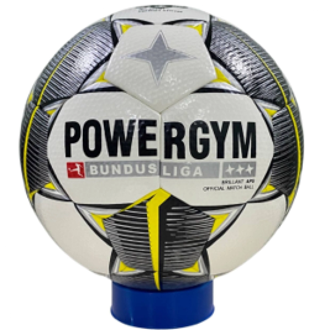 Футбольный мяч PowerGym, желтый