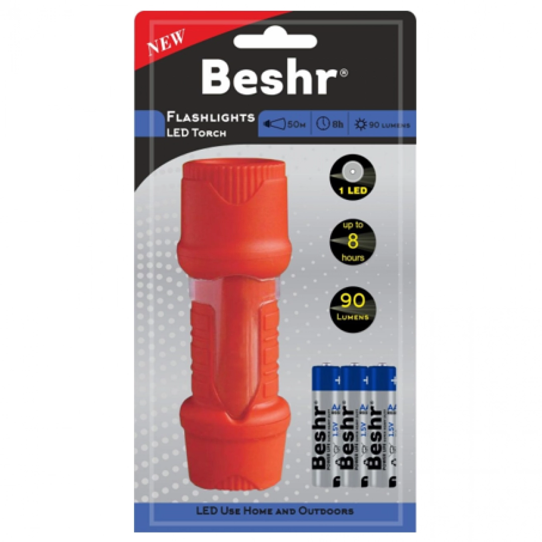 Фонарь Beshr FLASHLIGHT LED TORCH HP7011-3R03PBP (КРАСНЫЙ, ЗЕЛЕНЫЙ)