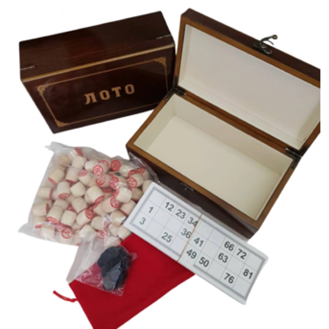 Yog'ochdan yasalgan lotto stol o'yini A59 PowerGym