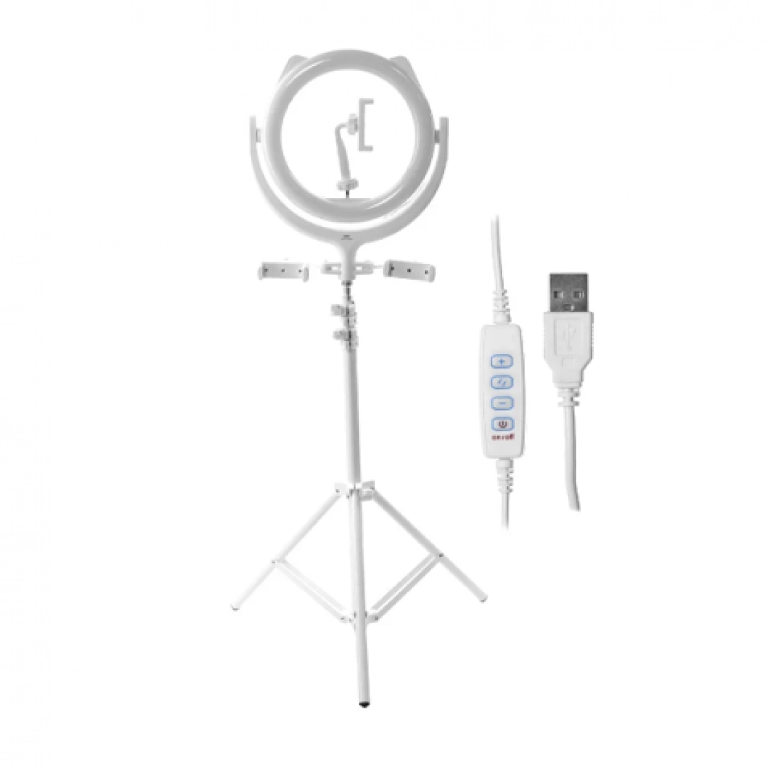 Кольцевая лампа REMAX Selfie Holder With Light For Live Stream CK-01 (White) - фото №1 Кольцевая лампа REMAX Selfie Holder With Light For Live Stream CK-01 (White)