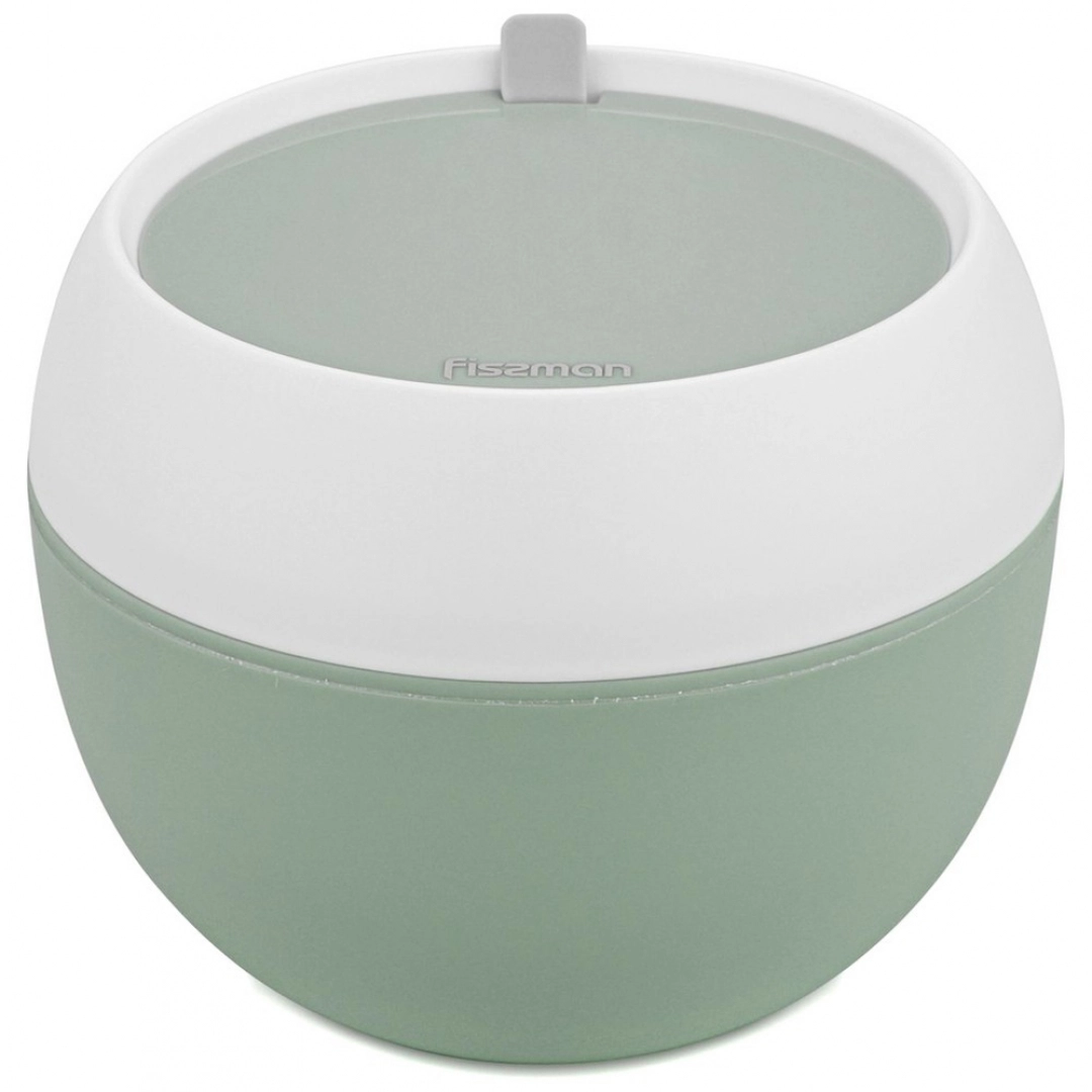 Fissman dumaloq tushlik qutisi, 14.8x14.8 sm 800 ml yashil (plastik)