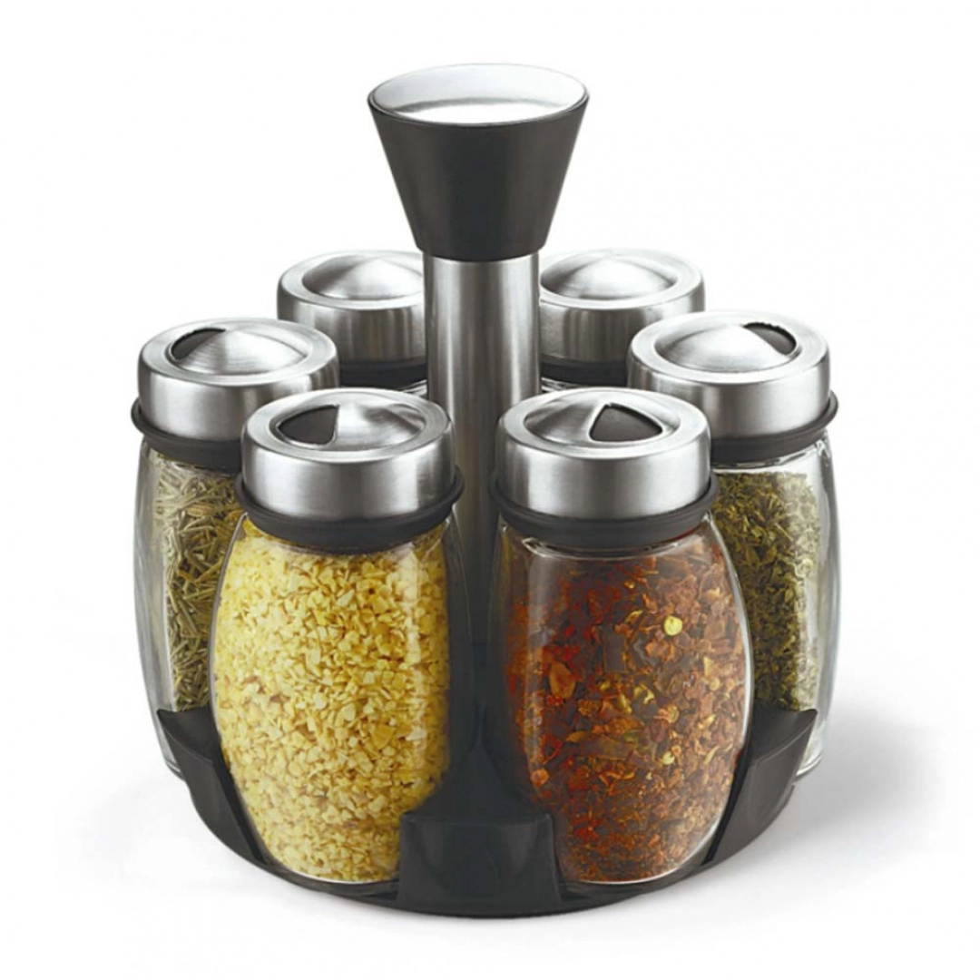 Набор для приправ Fissman 7 пр 6х110 мл на подставке