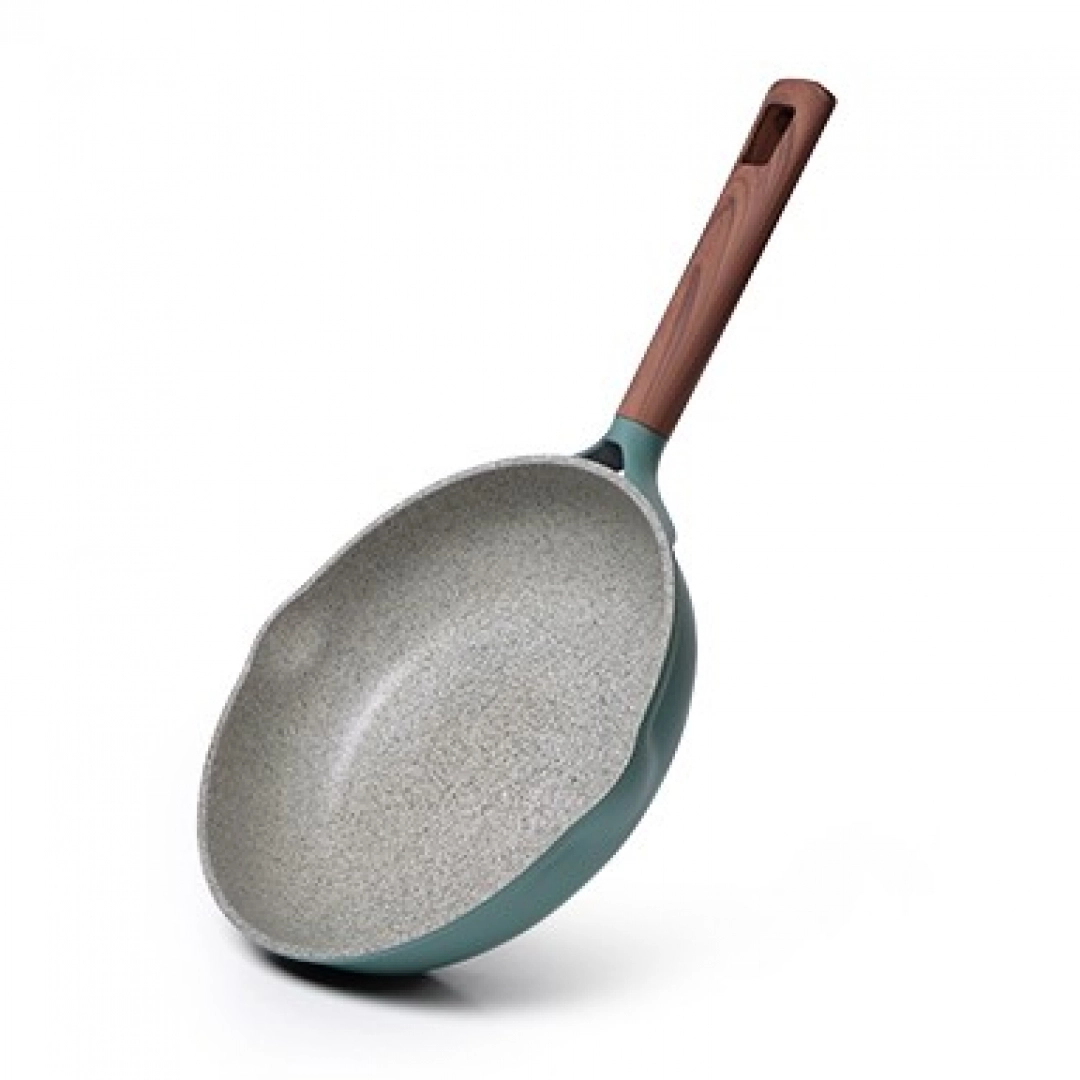 Сковорода для жарки Fissman Firenze 24x6 см, алюминий с антипригарным покрытием Greblon C2, индукция