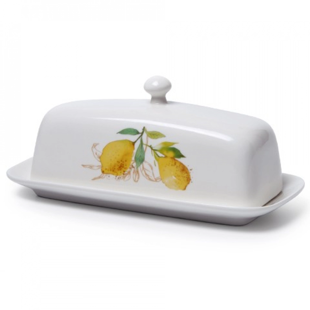 Fissman CAPRI farforli sariyog‘ idishi, 20x10,5x8,5 sm - rasm №1 Fissman CAPRI farforli sariyog‘ idishi, 20x10,5x8,5 sm