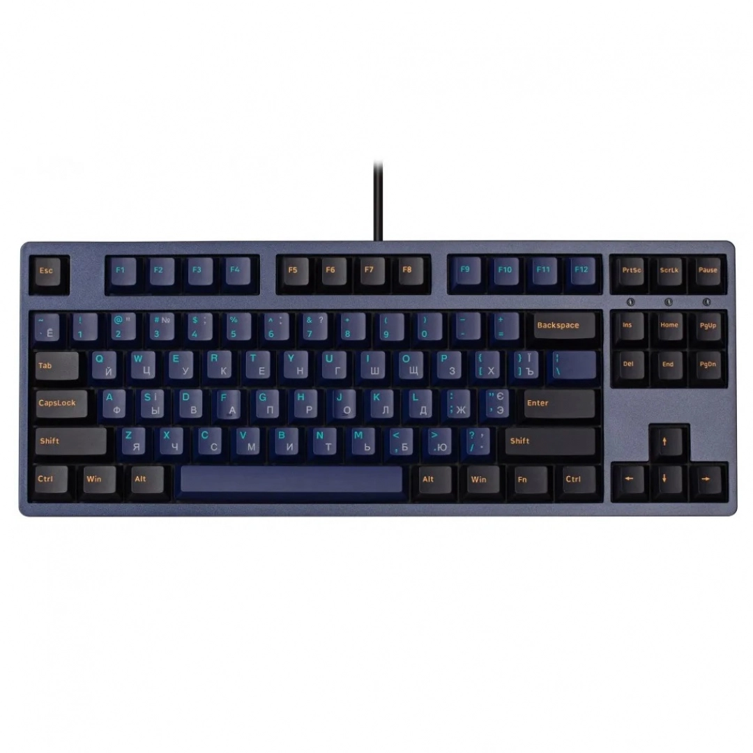 AKKO 3087 Horizon DS Cherry MX Red, RU, Blue/Black klaviaturasi