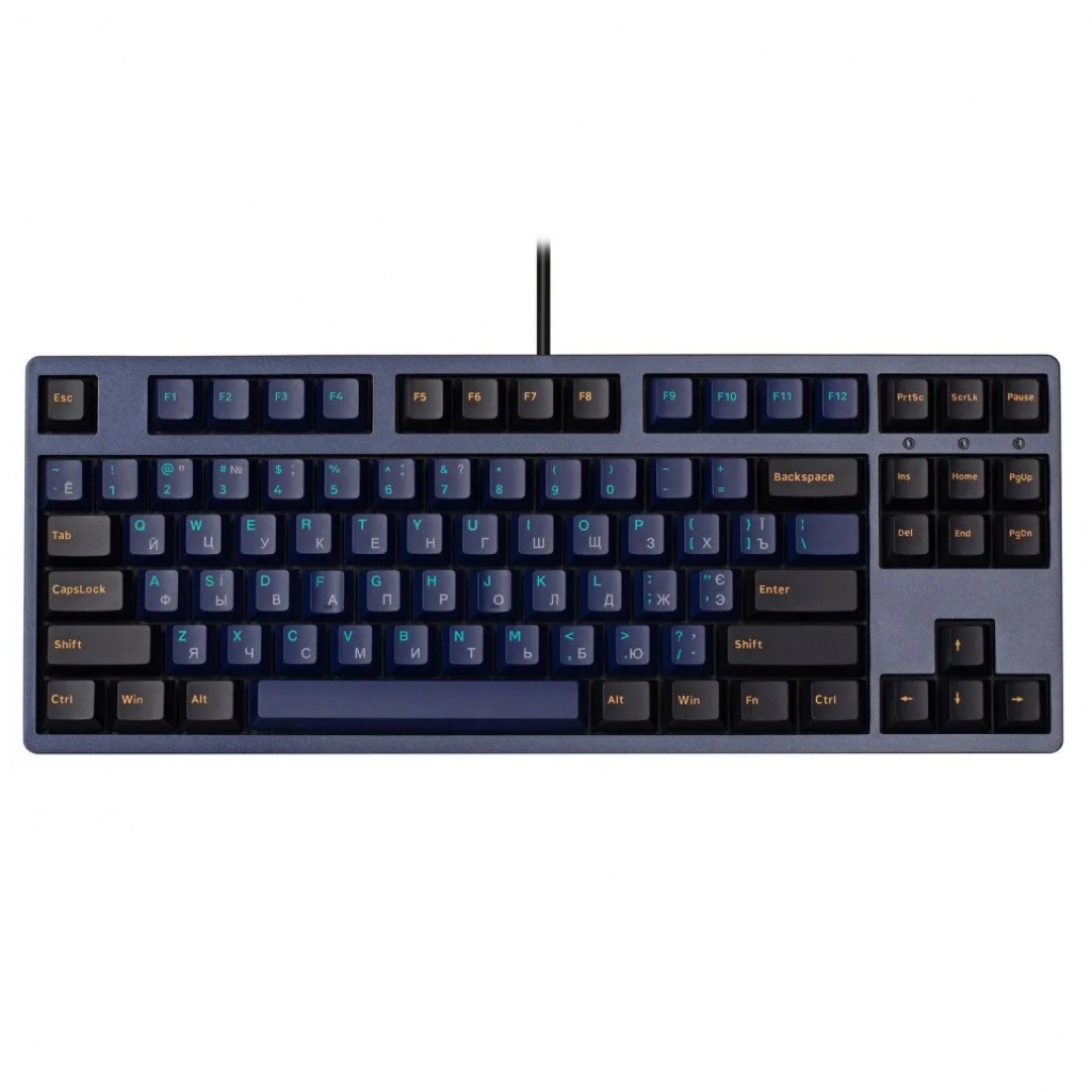 Клавиатура AKKO 3087 Horizon DS Cherry MX Silent Red, RU, Blue/Black