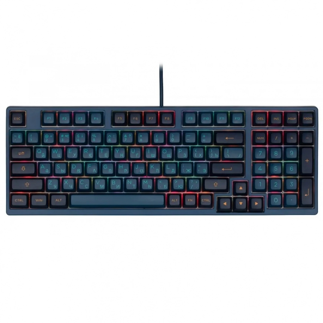 AKKO 3098S Macaw CS Radiant Red, RU, Black/Blue klaviaturasi