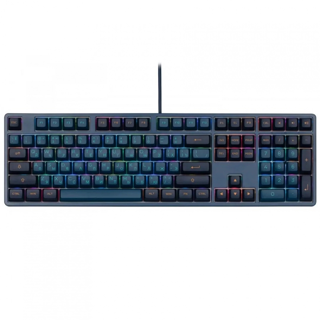 AKKO 5108 Macaw CS Radiant Red, RU, Black/Blue klaviaturasi - rasm №1 AKKO 5108 Macaw CS Radiant Red, RU, Black/Blue klaviaturasi