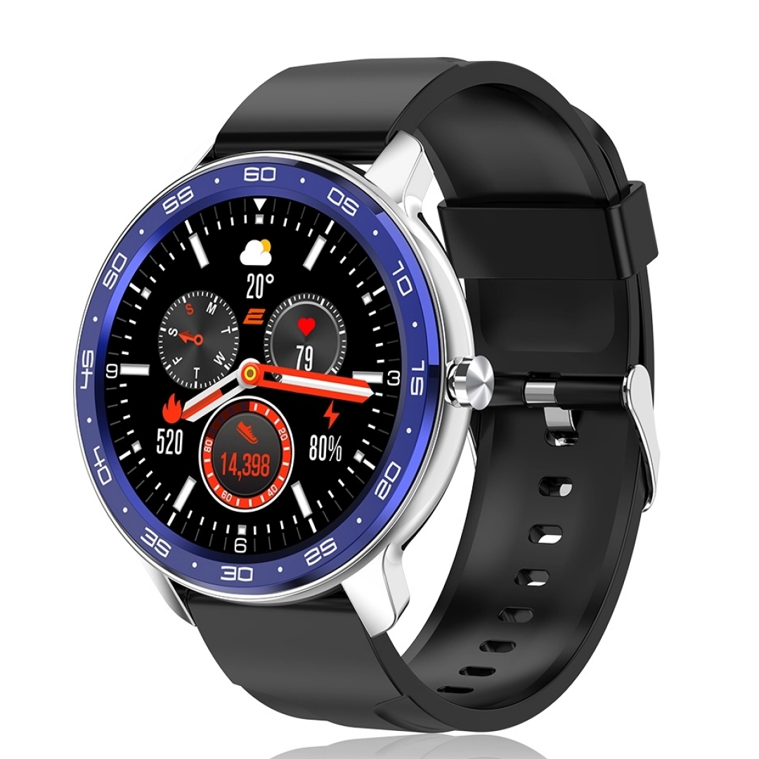 2E Alpha X 46 mm Silver-Blue smart-soati