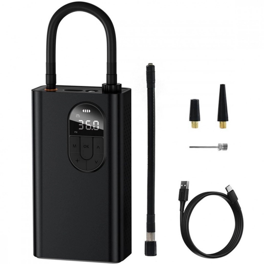 Baseus Energy Source Inflator Pump CRNL040001 (black) avtomobil nasosi