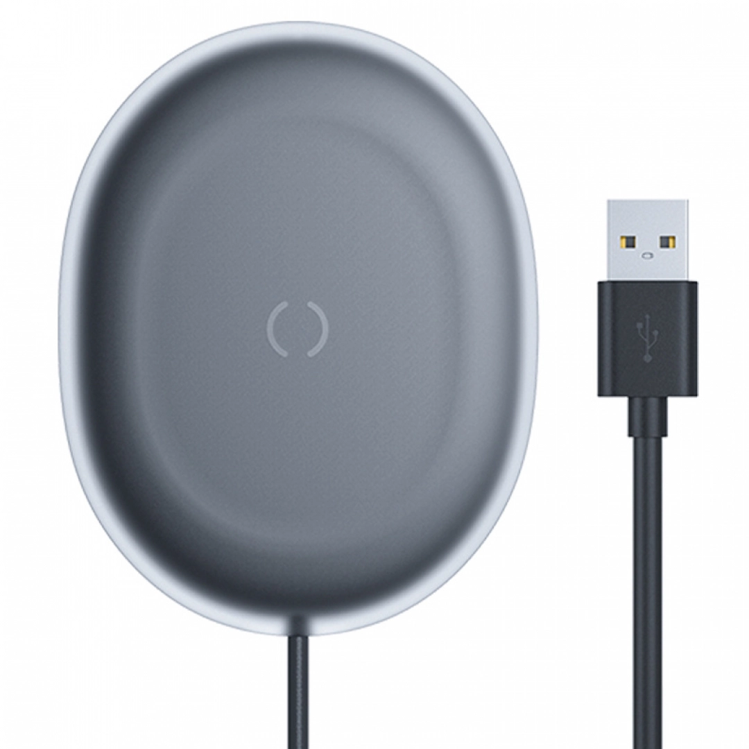 Baseus Jelly wireless charger 15W  (Black) simsiz zaryadlovchisi