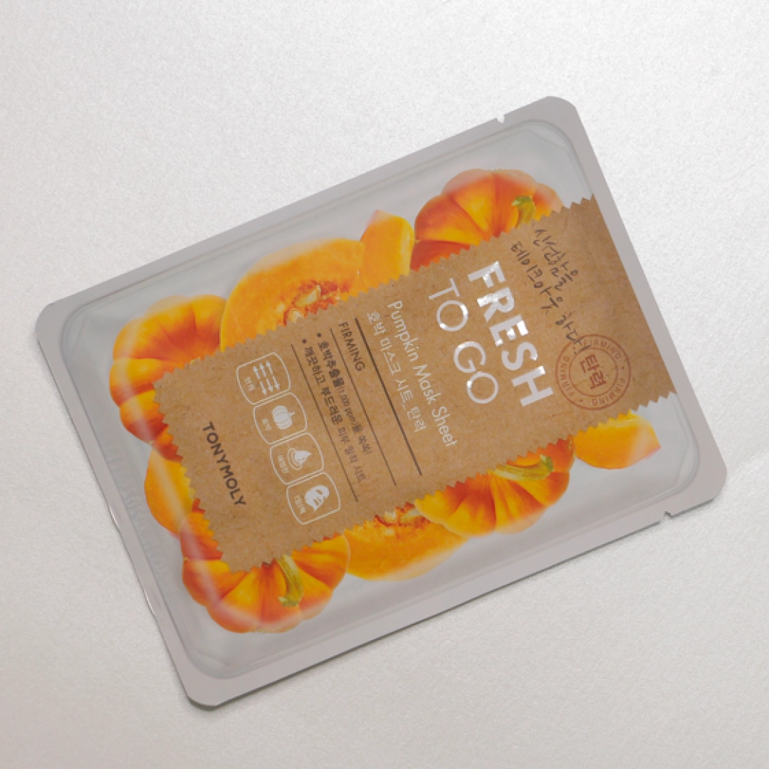 FRESH TO GO MASK SHEET PUMPKIN mato niqobi, qovoq