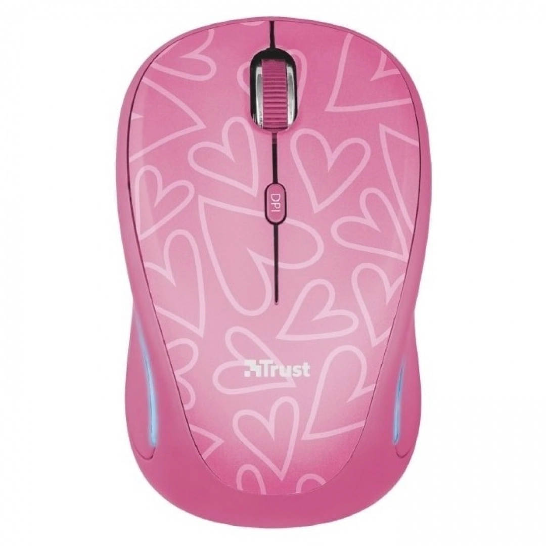Беспроводная мышь Trust Yvi FX WL Pink