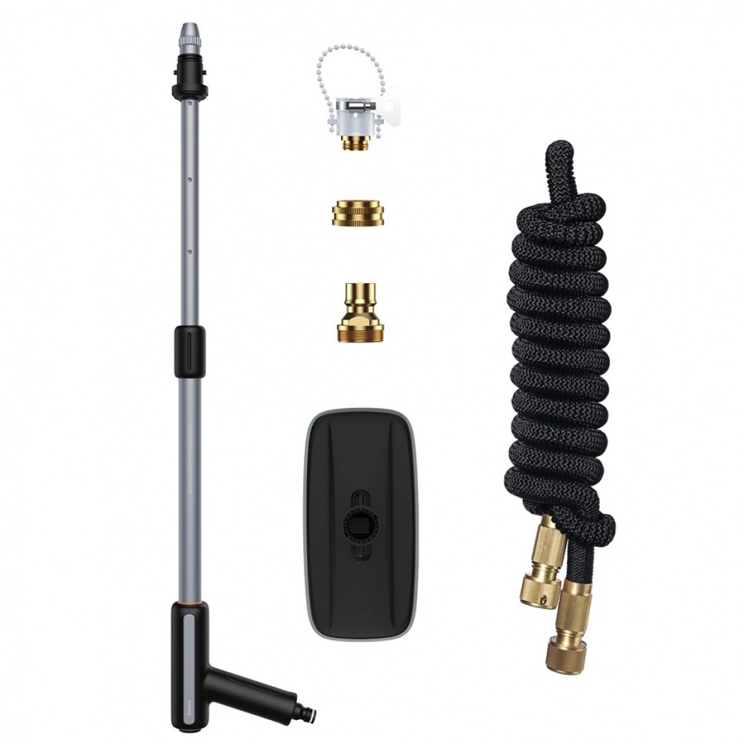 Baseus Clean Guard Multifunctional Car Wash Spray Nozzle 30m Black CRXC01-G01 (Black) yuvish uchun pistoleti
