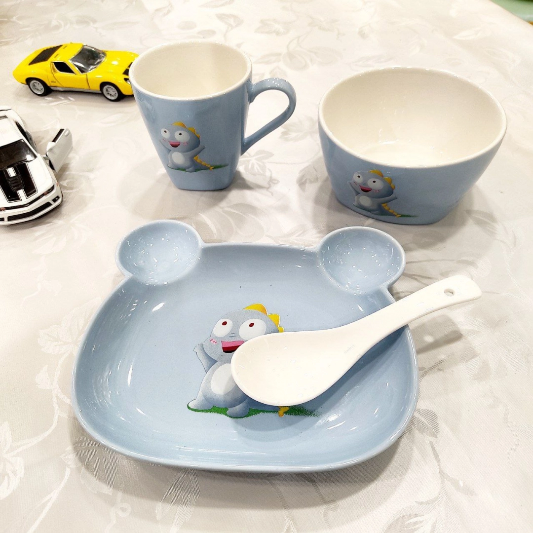 Набор детской посуды Life Smile(light-blue)