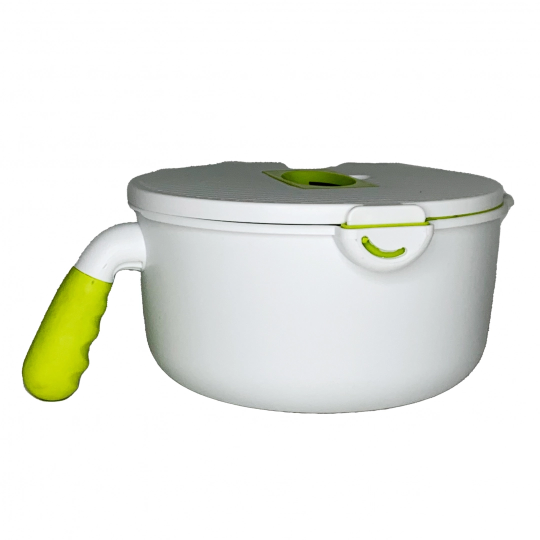 Многофункциональная тёрка-овощерезка с контейнером Limeolive Vegetab (white-yellow)